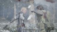 The fight against The Boss (Image via Konami)